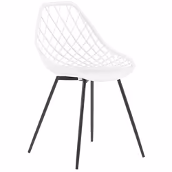 Set of 2 Dining Chairs CANTON White - Additional view 4