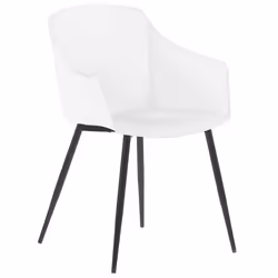 Set of 2 Dining Chairs FONDA White