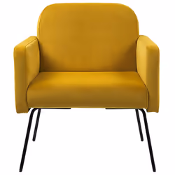 Armchair NARKEN Velvet Mustard - Additional view 4