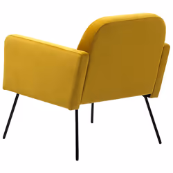 Armchair NARKEN Velvet Mustard - Additional view 5