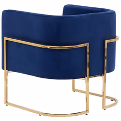 Armchair SIRKKA Velvet Dark Blue