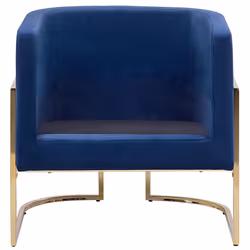 Armchair SIRKKA Velvet Dark Blue