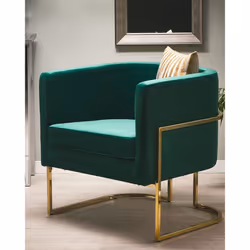Armchair SIRKKA Velvet Dark Green - Additional view 4