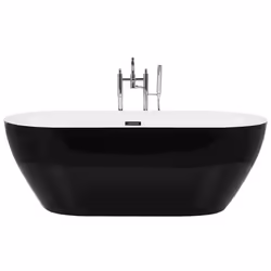 Freestanding Bathtub CARRERA 1700 x 800 mm Black