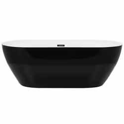 Freestanding Bathtub CARRERA 1700 x 800 mm Black