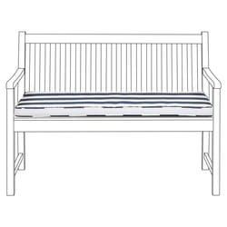 Bench Seat Pad Cushion VIVARA 112 x 54 cm Navy Blue