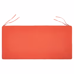 Bench Seat Pad Cushion VIVARA 112 x 54 cm Dark Red