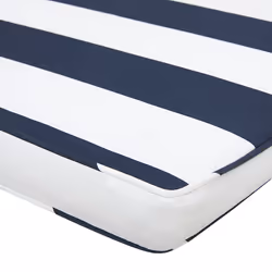 Bench Seat Pad Cushion VIVARA 152 x 54 cm Navy Blue - Additional view 4