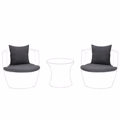 Outdoor Cushion Cover Set CAPRI Grey