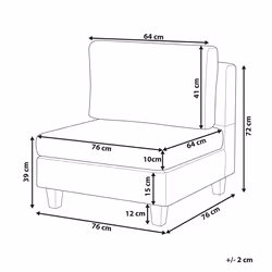 Chair Module Light Grey FEVIK