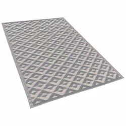 Outdoor Rug BIHAR 120 x 180 cm Grey