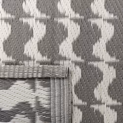 Outdoor Rug TUMKUR 120 x 180 cm Grey