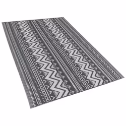 Outdoor Area Rug 120 x 180 cm Black NAGPUR