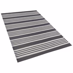 Outdoor Rug DELHI 120 x 180 cm Black