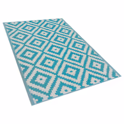Outdoor Area Rug 120 x 180 cm Blue HAPUR