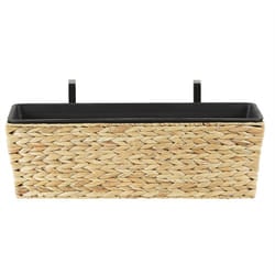 Plant Pot KAWALA Rattan 60 cm Sand Beige