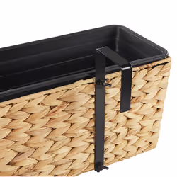 Plant Pot KAWALA Rattan 60 cm Sand Beige