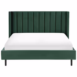 Bed Velvet VILLETTE 180 x 200 cm (EU Super King) Dark Green - Additional view 4