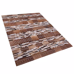 Cowhide Area Rug 160 x 230 cm Brown HEREKLI