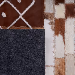Cowhide Area Rug 160 x 230 cm Brown HEREKLI