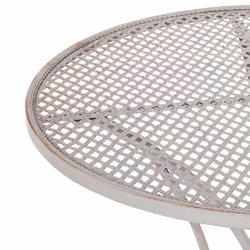 Bistro Table CILENTO 71 cm 71 cm Metal Grey