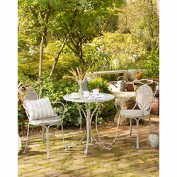 Set of 2 Garden Chairs CILENTO Metal Grey - Additional view 4