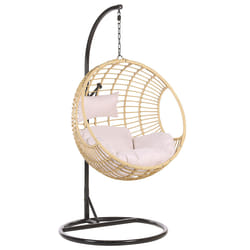 Hanging Chair with Stand ASPIO PE Rattan Natural