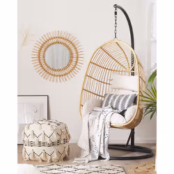 Hanging Chair with Stand CASOLI PE Rattan Natural - Additional view 4