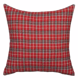 Set of 2 Cushions Reindeer Motif 45 x 45 cm Red COMET
