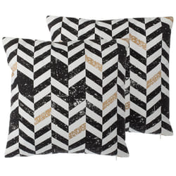 Set of 2 Decorative Cushions HELCONIA Cotton 45 x 45 cm Multicolour Geometric Pattern