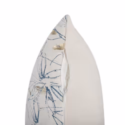 Set of 2 Cushions Floral Pattern 45 x 45 cm Beige ARBOR - Additional view 4