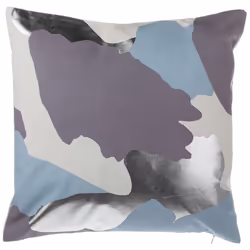 Set of 2 Decorative Cushions IXIA Cotton 45 x 45 cm Violet Abstract Pattern