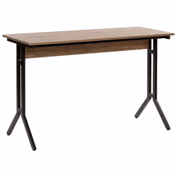 Home Office Desk CREEK Dark Brown 120 cm 48 cm