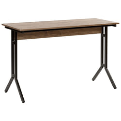 Home Office Desk CREEK Dark Brown 120 cm 48 cm