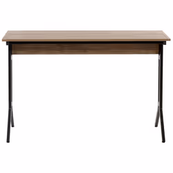 Home Office Desk CREEK Dark Brown 120 cm 48 cm