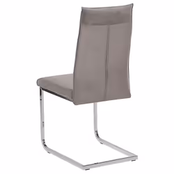 Set of 2 Dining Chairs ROCKFORD Velvet Grey - Additional view 4
