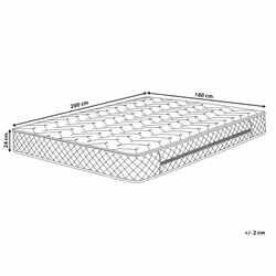 Memory Foam Pocket Spring Mattress GLORY Firm 180 x 200 cm (Super King Size)