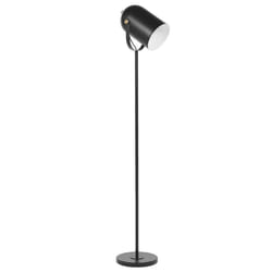 Floor Lamp TYRIA Adjustable Metal Black