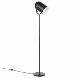 Floor Lamp TYRIA Adjustable Metal Black