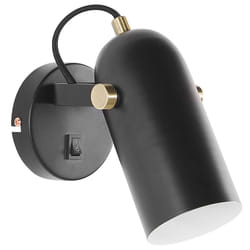 Spotlight Lamp TYRIA Adjustable Metal Black