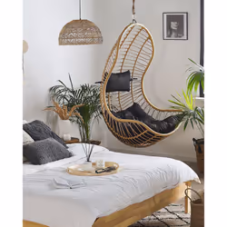 Hanging Chair PINETO PE Rattan Natural - Additional view 4
