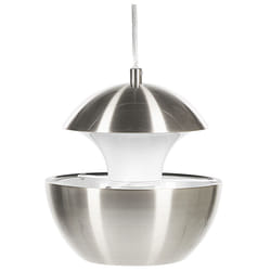 Metal Pendant Lamp Silver BOJANA