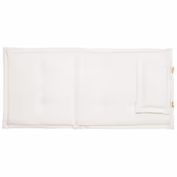 Set of 2 Back/Seat Cushions TOSCANA 50 x 70 cm Off-White