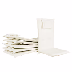 Set of 6 Back/Seat Cushions TOSCANA 50 x 70 cm Off-White