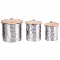 Storage Container ALEXANDRIA Metal Silver