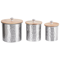 Storage Container ALEXANDRIA Metal Silver