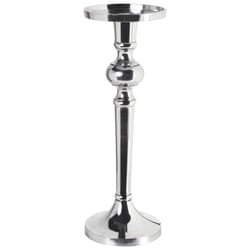 Candle Holder SANAFA Metal 41 cm Silver