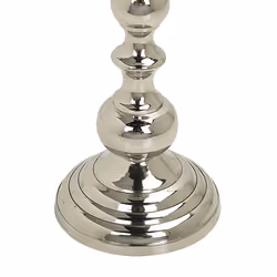 Candle Holder BUSAT Metal 24 cm Silver