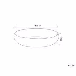 Decorative Bowl TANIS Metal Silver