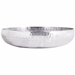 Decorative Bowl TANIS Metal Silver
